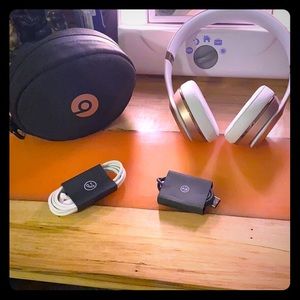 Beats rose gold headphones